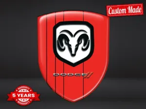 Dodge Adesivi Logo Aziendali Resistenti Personalizzabili Pro